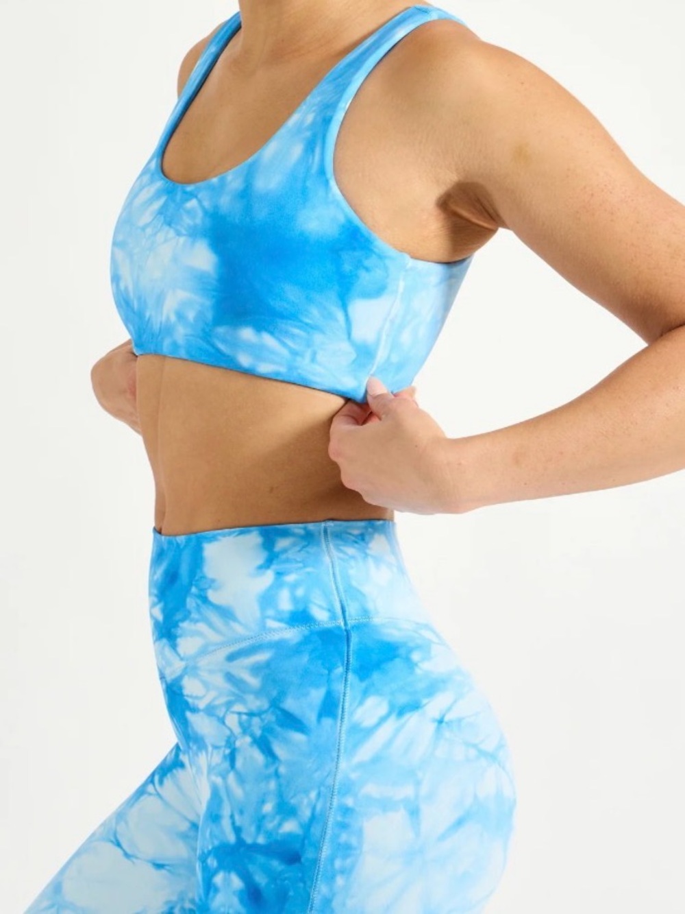 Blue Tie-Dye Two-piece set